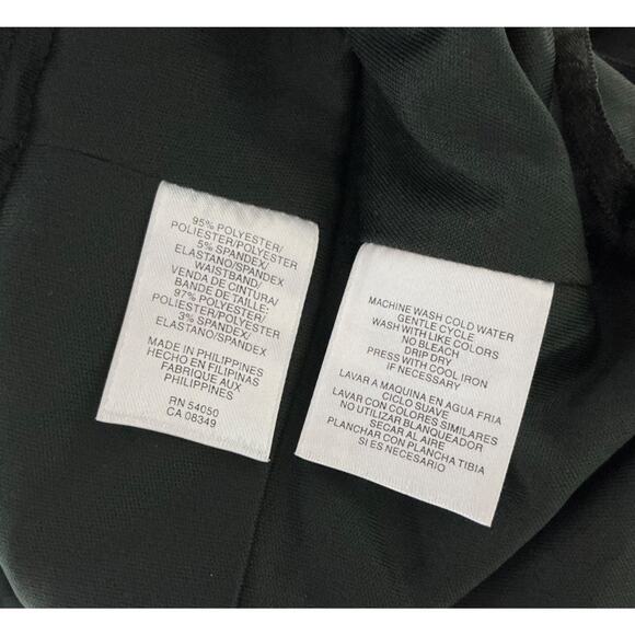 JONES WEAR Sz 4 black sleeveless layered look party cocktail career dress - Picture 6 of 10